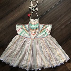 Beautifully detailed halter top